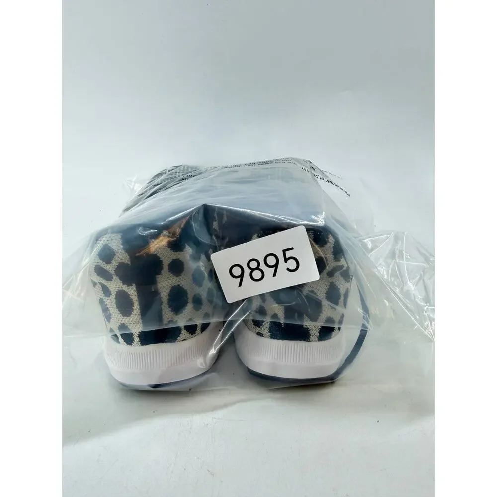 Athletic Works Women’s Sneakers Size 9.5 Black White Polka Dot Memory Foam